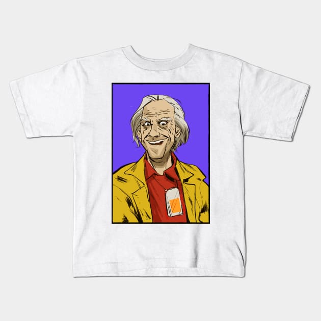 Dr. Emmet Brown Kids T-Shirt by markodjeska